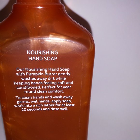 Bath & Body Works Hand Soap Pumpkin Cupcake Nourishing With Pumpkin Butter 8oz B - Picture 6 of 6